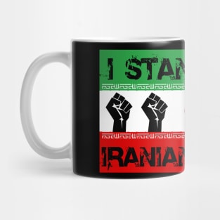 Stand with Iranian Women Iran Flag Mug